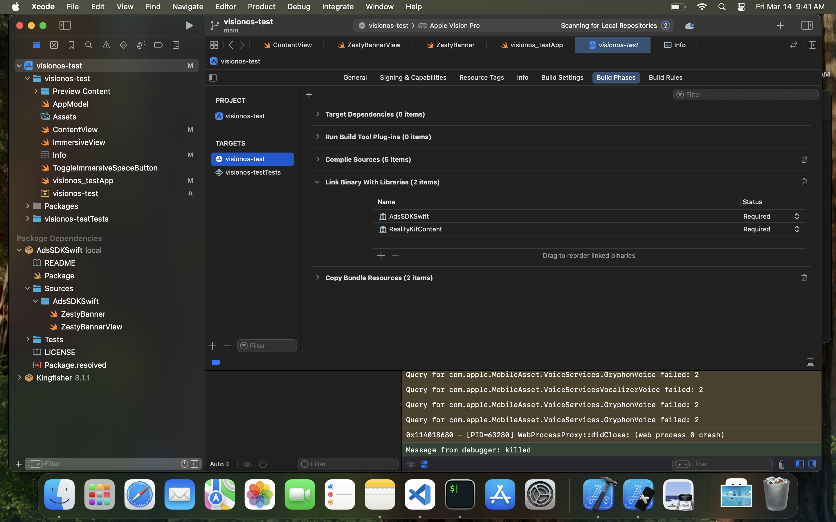 Adding build dependency